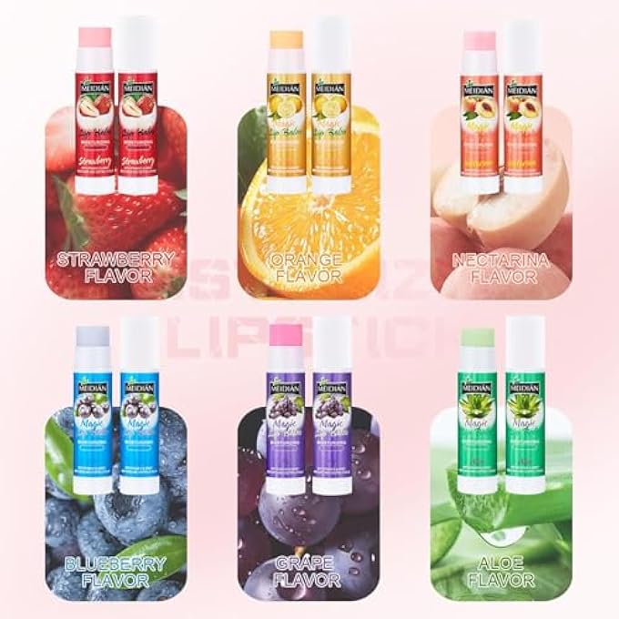 rayihni FRUIT FLAVOR LIP BALM BULK, 6 PACK NATURAL SOFT LIP BALM WITH VITAMIN E, LIP CARE PRODUCTS LIP BALM SET FOR CHAPPED OR DRY LIPS, MOISTURIZING SOOTHING CHAPPED LIPS ANTI-CRACKING SMOOTH LIP LINES - Image 2